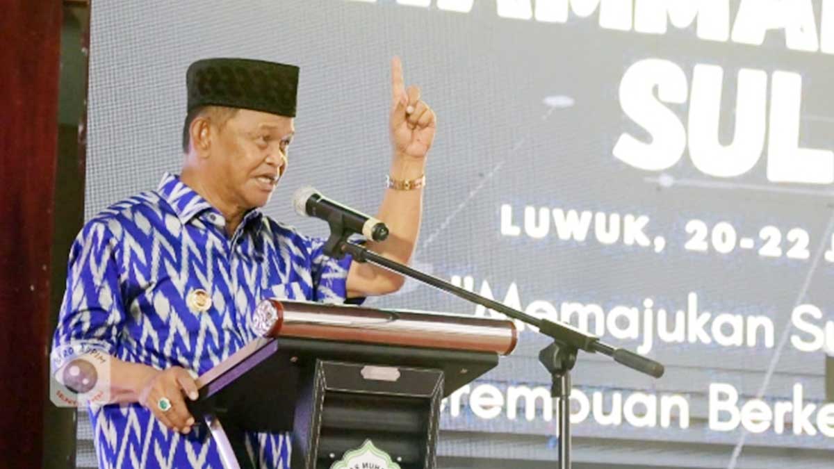 Buka Muswil Muhammadiyah, Rusdy Mastura Ungkit PAD Sulteng yang 1 Triliun
