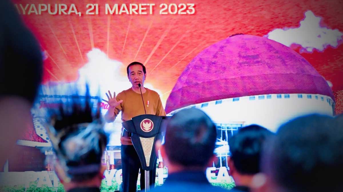 Jokowi Bilang Tanah Papua Prioritas Pembangunan Indonesia