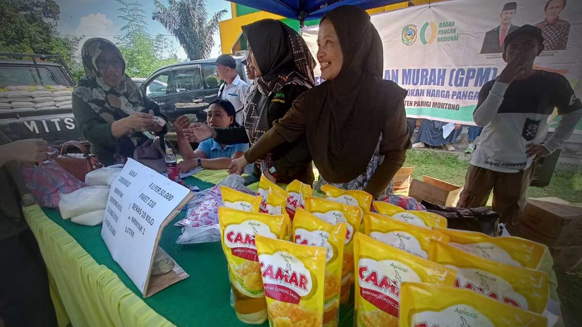 Pemkab Parigi Moutong Gelar Gerakan Pangan Murah Jelang Ramadhan 2023