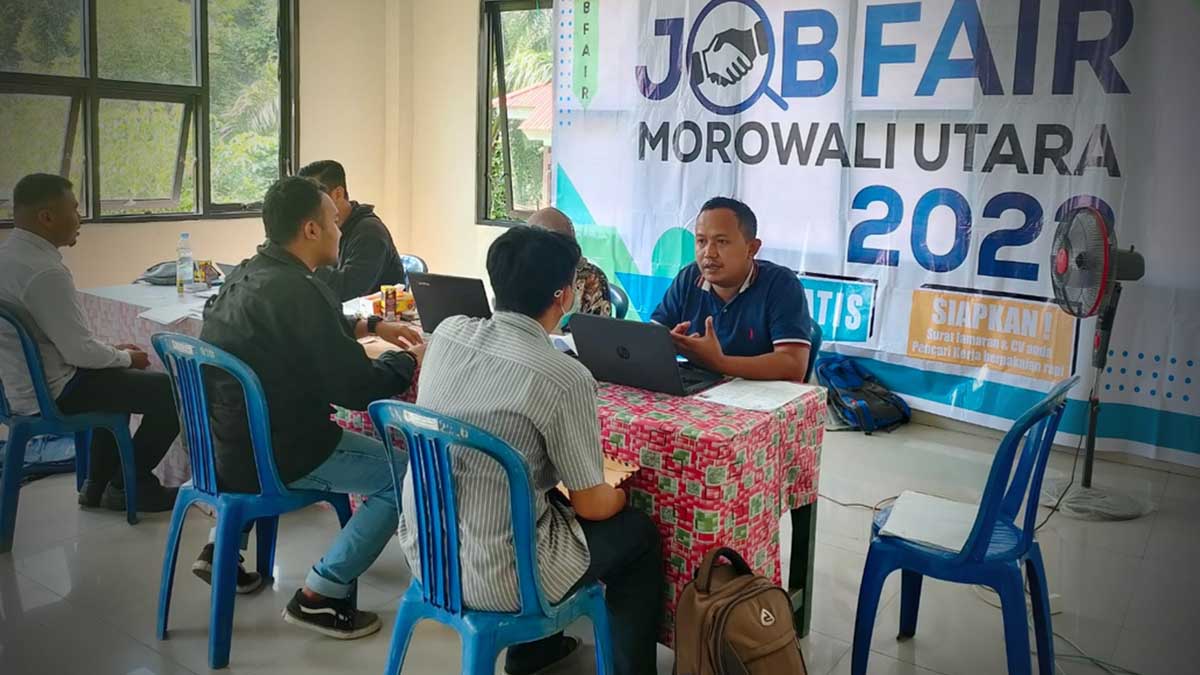 Partisipasi 30 Persen Warga Lokal dalam Tes Wawancara di Job Fair PT GNI
